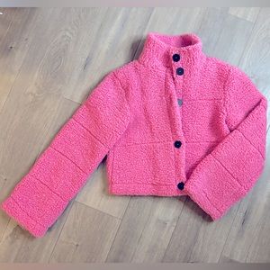 Pink Sherpa Jacket